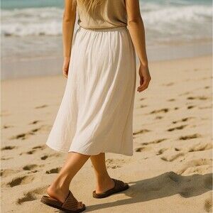 Rip Curl Brown Suede Braided Slide Sandals 9.5 Coastal Beach Surf Girl Bohemian